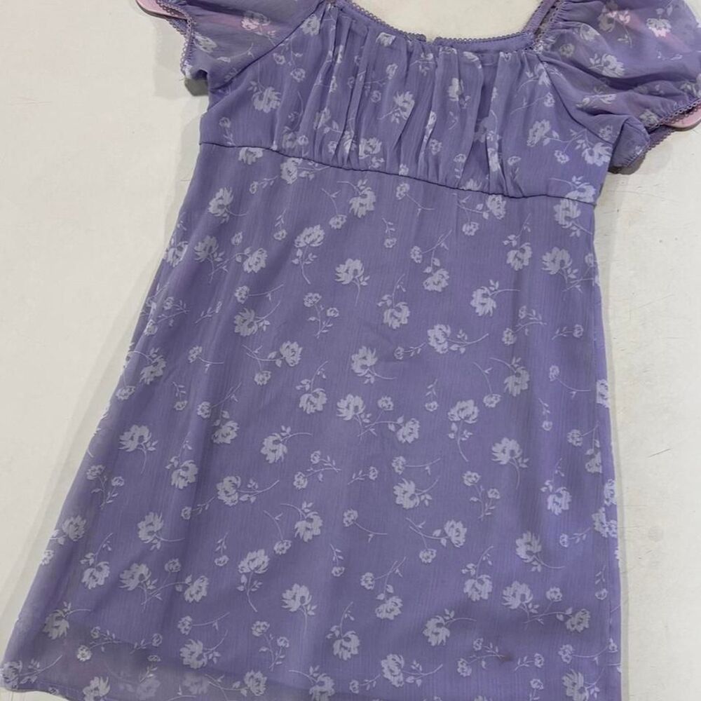 Art-class Purple Casual-dresses